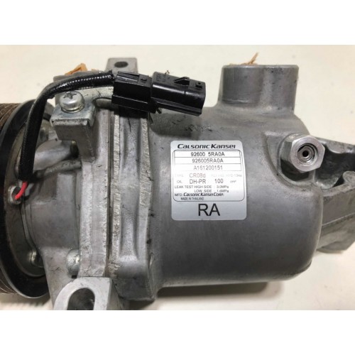 Compressor De Ar Condicionado Nissan Kicks 2018 1.6 Baixo Km