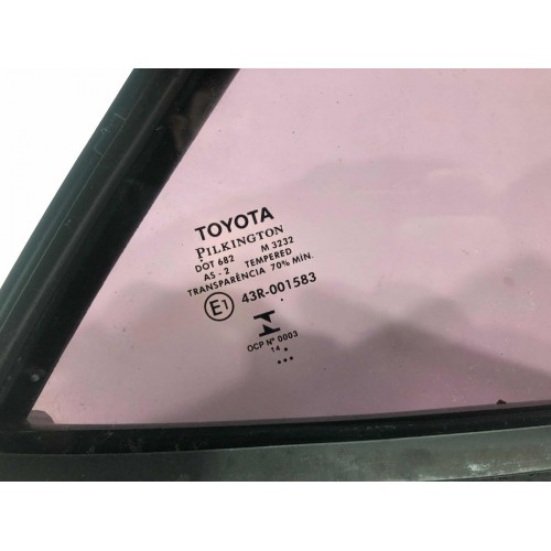 Vidro Fixo Porta Traseira Direita Toyota Corolla 2015/18