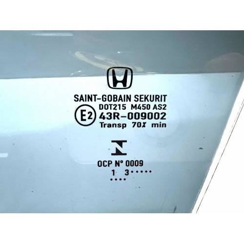 Vidro Porta Dianteira Esquerda Honda Civic 2014